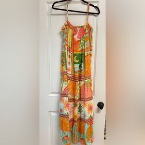 Farm Rio ‘Vestido cropped casa’ Medium NWT